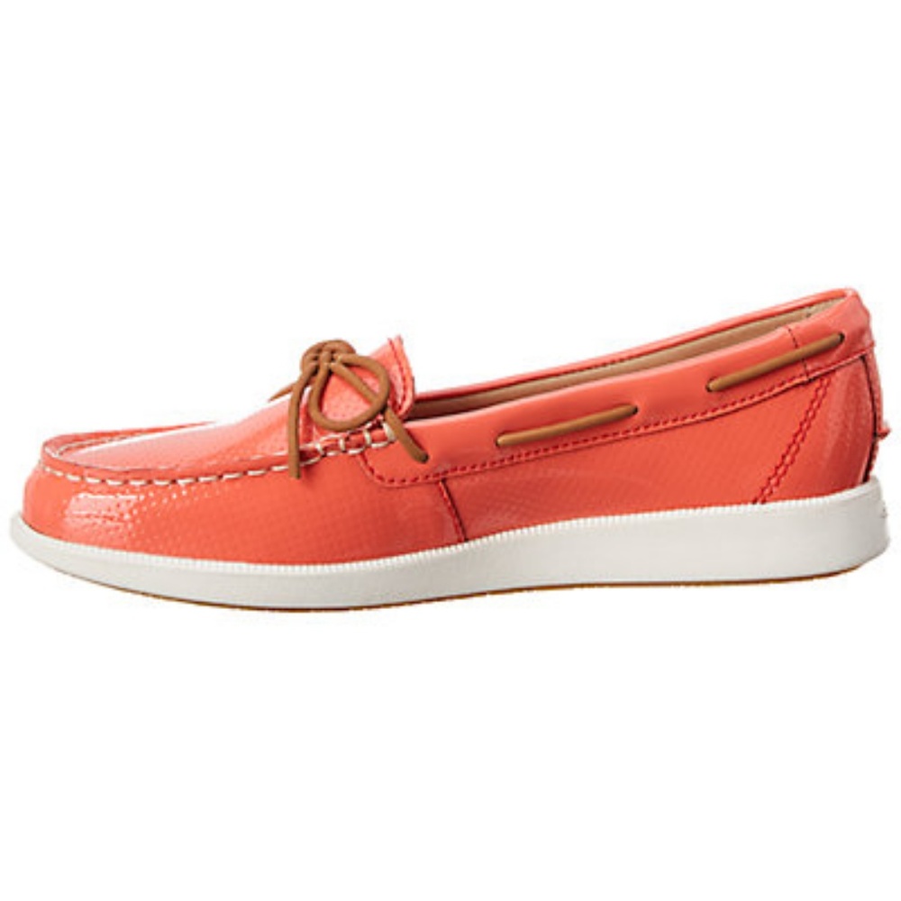 SPERRY TOP SIDER OASIS CANAL Coral Patent Leather - Picture 2 of 4